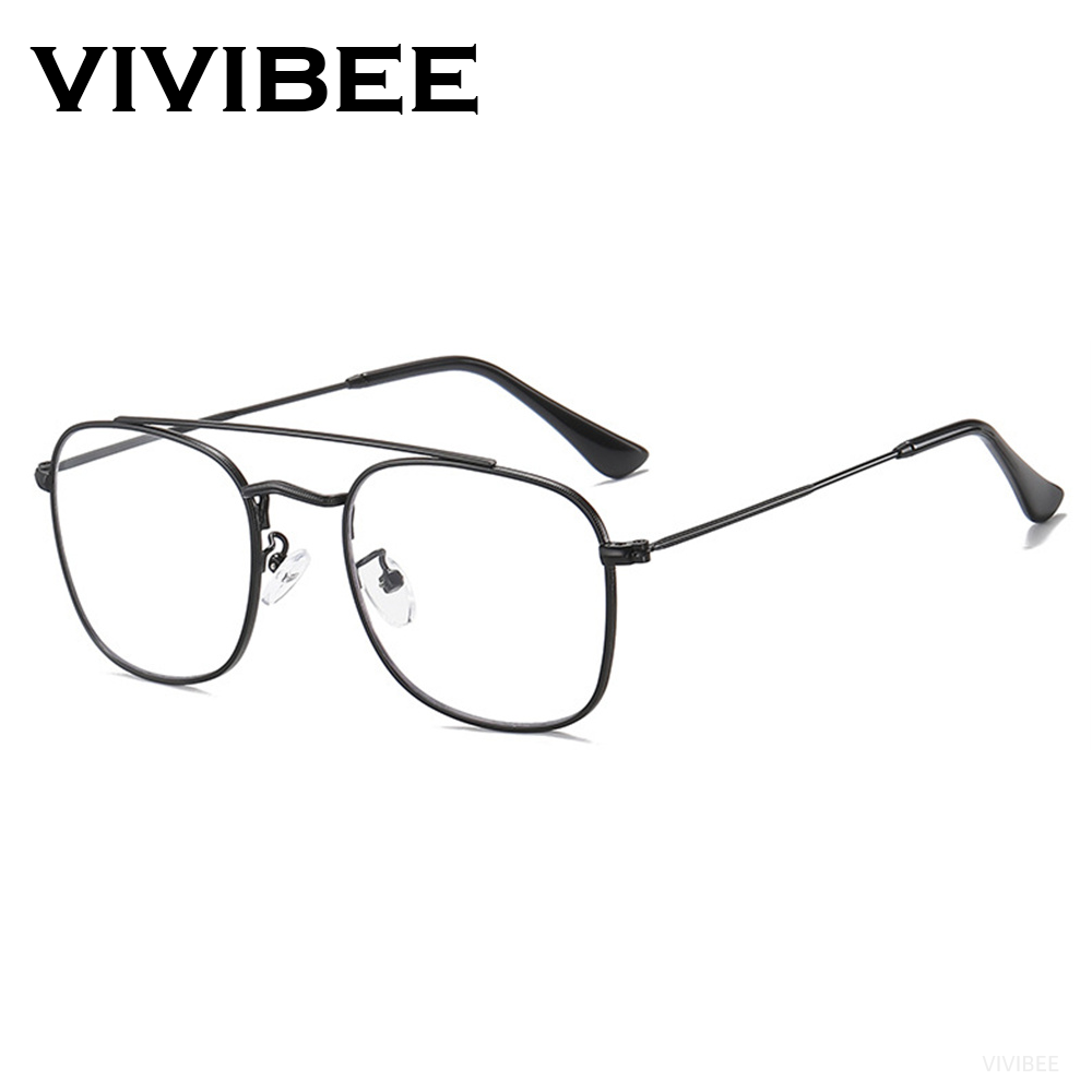 Photography Lighting Game - VIVIBEE 레트로 항공 블루라이트 차단 안경