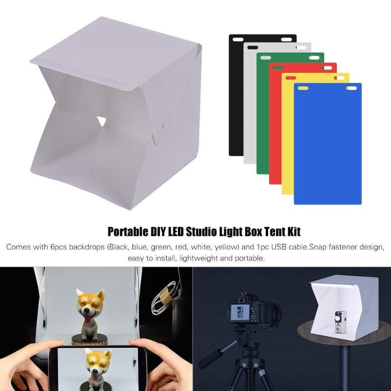 【C】휴대용 LED 사진 스튜디오 라이트 박스 접이식  - Photography Lighting Handheld 리뷰 및 가격