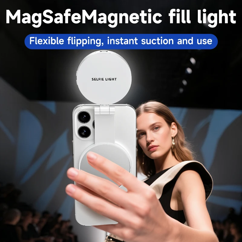 Magsafe 전화용 LED Selfie 필 라이트 조 - Photography Lighting Handheld 리뷰 및 가격