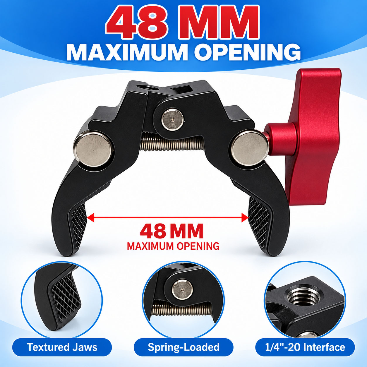 SOARSHOT 카메라 클램프, 마법 팔, 1/4 나사 - Photography Lighting Description 리뷰 및 가격
