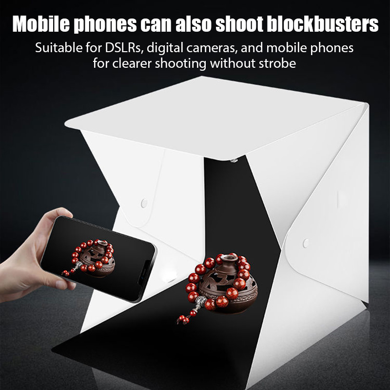 접이식 라이트박스 휴대용 사진 LED 사진 스튜디오 텐 - Photography Lighting Kit Portable 리뷰 및 가격