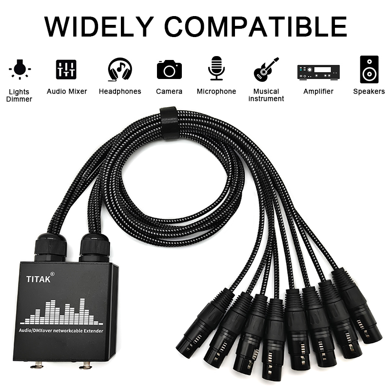 8채널 XLR 스네이크 케이블, RJ45 프리미엄 플러 - Photography Lighting Meter 리뷰 및 가격