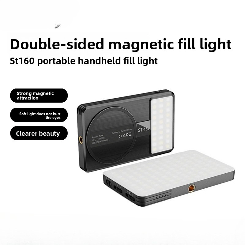 양면 자석 조명 휴대폰 라이브 사진 이중 색상 부드러운 - Photography Mobile Lighting 리뷰 및 가격