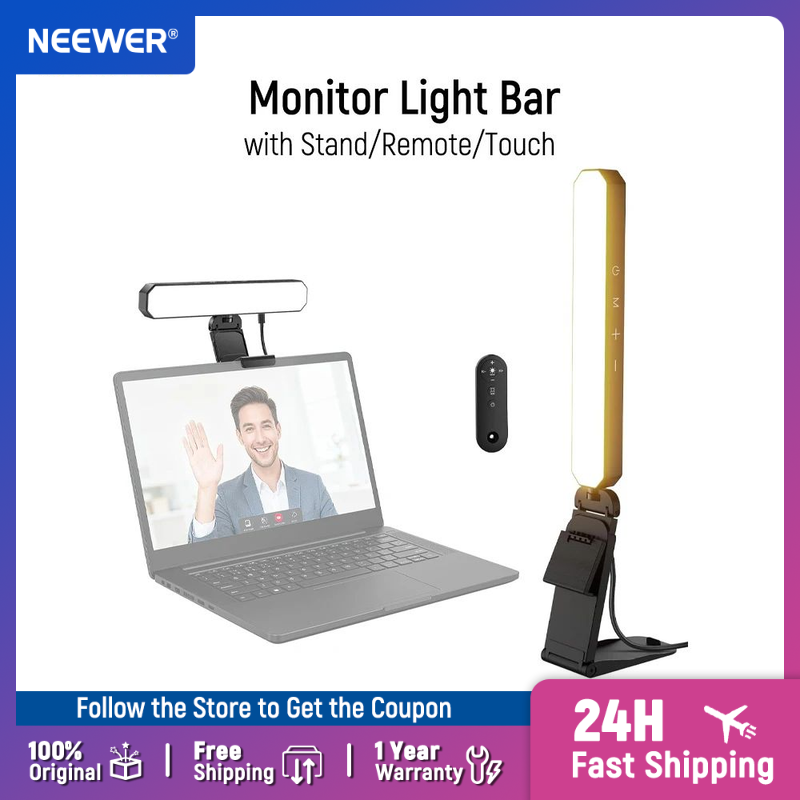 NEEWER 베이직 6W 모니터 라이트 바 (리모컨/터 - Photography Lighting Description 리뷰 및 가격